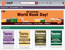 Tablet Screenshot of gkpublications.com